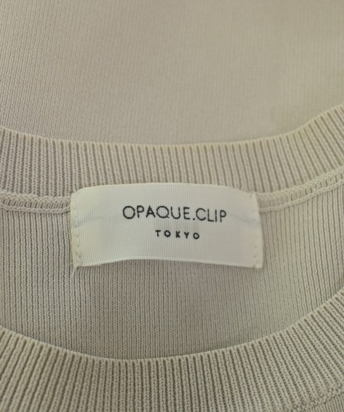 OPAQUE.CLIP（オペークドットクリップ）ニット・セーター ベージュ サイズ:38(M位) レディース/2200722961032