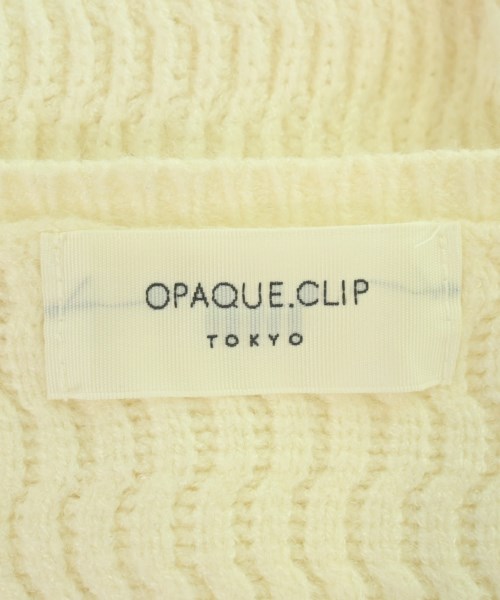 OPAQUE.CLIP（オペークドットクリップ）ニット・セーター 白 サイズ:36(S位) レディース/2200729089043