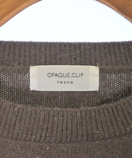 OPAQUE.CLIP（オペークドットクリップ）ニット・セーター 茶 サイズ:40/L レディース/2200677670102
