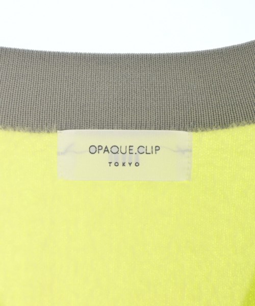 OPAQUE.CLIP（オペークドットクリップ）カーディガン 黄 サイズ:40/L レディース/2200677670119