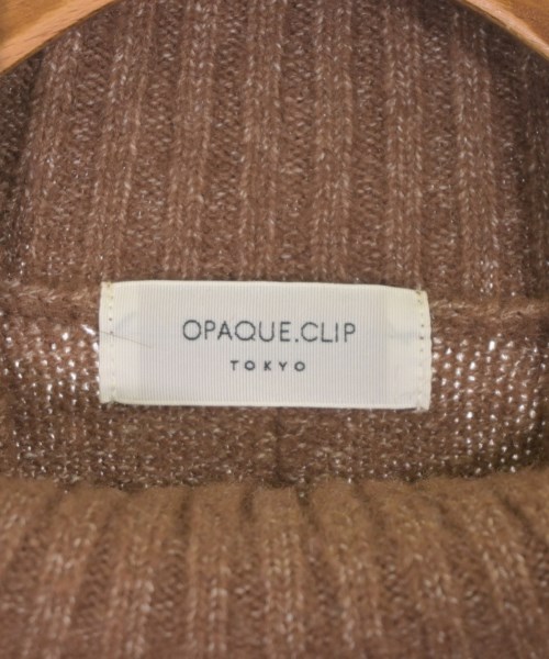 OPAQUE.CLIP（オペークドットクリップ）ニット・セーター 茶 サイズ:38(M位) レディース/2200677670126