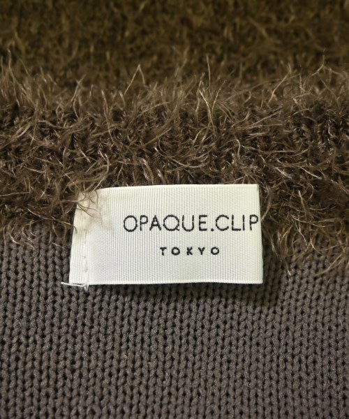 OPAQUE.CLIP（オペークドットクリップ）カーディガン 茶 サイズ:M レディース/2200677670157