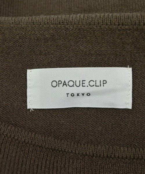 OPAQUE.CLIP（オペークドットクリップ）ニット・セーター 茶 サイズ:38(M位) レディース/2200685320105
