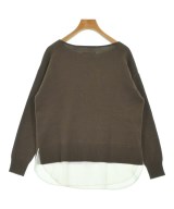 OPAQUE.CLIP（オペークドットクリップ）ニット・セーター 茶 サイズ:38(M位) レディース/2200685320105