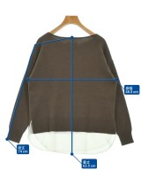 OPAQUE.CLIP（オペークドットクリップ）ニット・セーター 茶 サイズ:38(M位) レディース/2200685320105