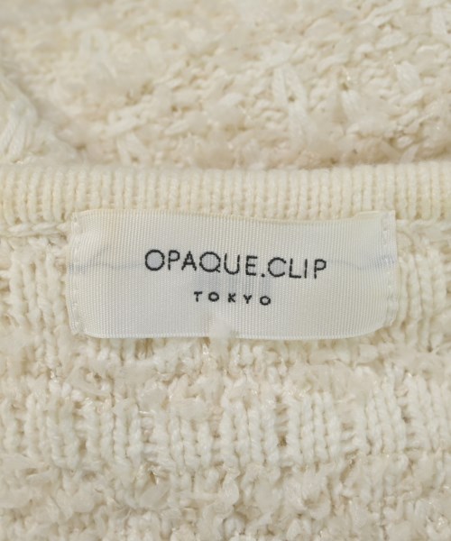 OPAQUE.CLIP（オペークドットクリップ）ニット・セーター 白 サイズ:38(M位) レディース/2200680153012