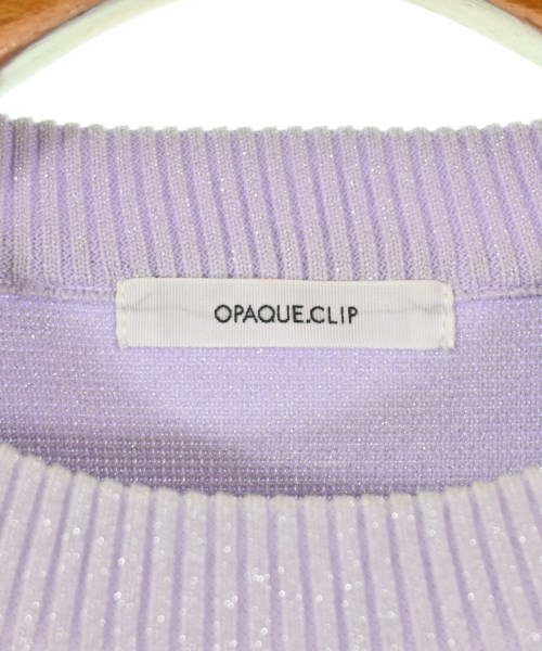OPAQUE.CLIP（オペークドットクリップ）ニット・セーター 紫 サイズ:38(M位) レディース/2200682505024