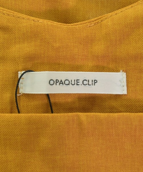 OPAQUE.CLIP（オペークドットクリップ）ブラウス 黄 サイズ:L レディース/2200686810155