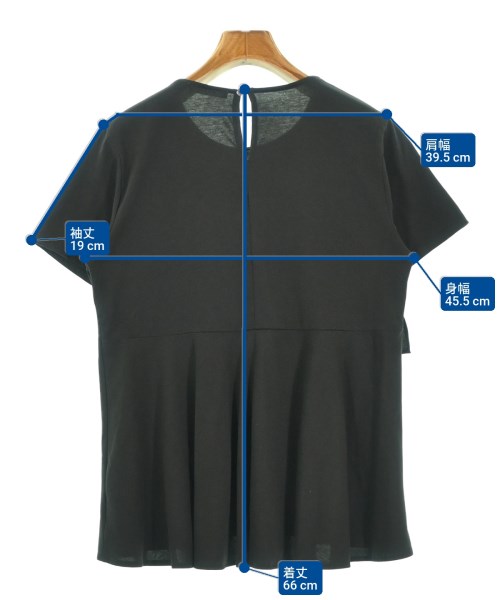 OPAQUE.CLIP（オペークドットクリップ）Tシャツ・カットソー 黒 サイズ:M レディース/2200687784066