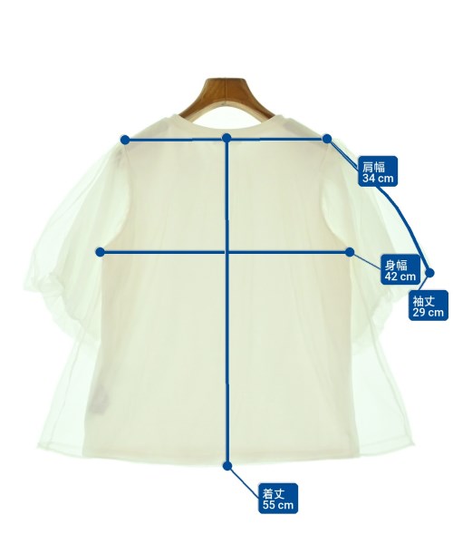 OPAQUE.CLIP（オペークドットクリップ）Tシャツ・カットソー 白 サイズ:M レディース/2200687784073