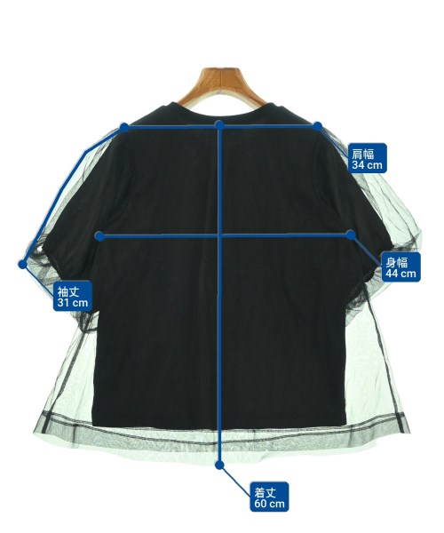 OPAQUE.CLIP（オペークドットクリップ）Tシャツ・カットソー 黒 サイズ:M レディース/2200687784080