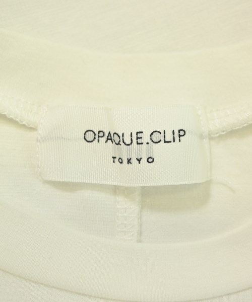 OPAQUE.CLIP（オペークドットクリップ）Tシャツ・カットソー 白 サイズ:S レディース/2200687784097