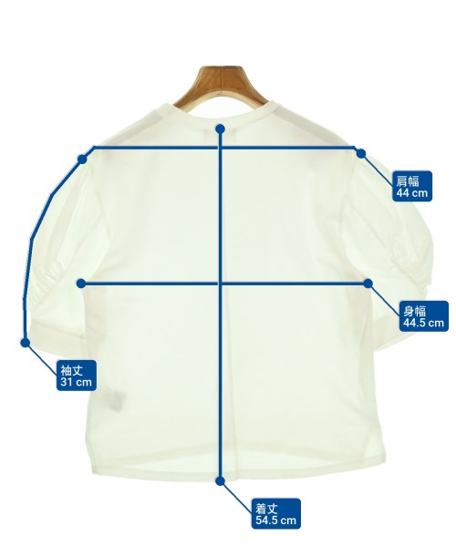 OPAQUE.CLIP（オペークドットクリップ）Tシャツ・カットソー 白 サイズ:S レディース/2200687784097