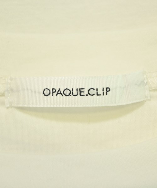 OPAQUE.CLIP（オペークドットクリップ）Tシャツ・カットソー 白 サイズ:M レディース/2200687784103