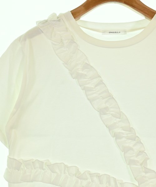 OPAQUE.CLIP（オペークドットクリップ）Tシャツ・カットソー 白 サイズ:M レディース/2200687784103