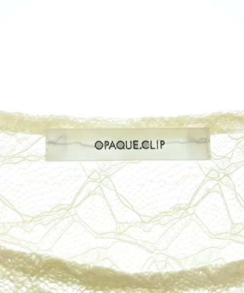 OPAQUE.CLIP（オペークドットクリップ）Tシャツ・カットソー 白 サイズ:38(M位) レディース/2200686391036