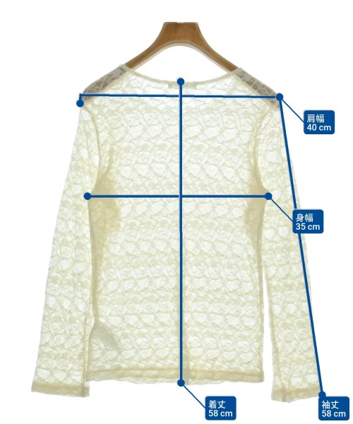 OPAQUE.CLIP（オペークドットクリップ）Tシャツ・カットソー 白 サイズ:38(M位) レディース/2200686391036