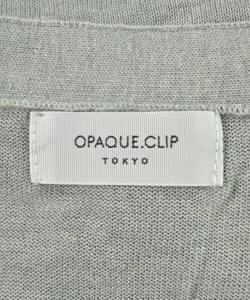 OPAQUE.CLIP（オペークドットクリップ）カーディガン グレー サイズ:38(M位) レディース/2200690373035