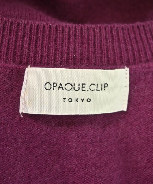 OPAQUE.CLIP（オペークドットクリップ）ニット・セーター 紫 サイズ:38(M位) レディース/2200688356040
