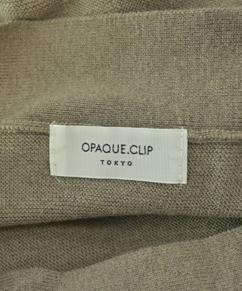 OPAQUE.CLIP（オペークドットクリップ）ニット・セーター ベージュ サイズ:34(XS位) レディース/2200686940012
