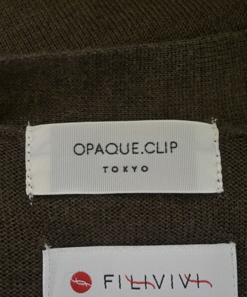 OPAQUE.CLIP（オペークドットクリップ）カーディガン 茶 サイズ:40(L位) レディース/2200686178026