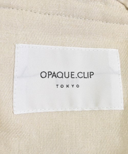 OPAQUE.CLIP（オペークドットクリップ）ノーカラージャケット ベージュ サイズ:38(M位) レディース/2200688602116