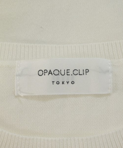 OPAQUE.CLIP（オペークドットクリップ）ニット・セーター 白 サイズ:38(M位) レディース/2200688602192