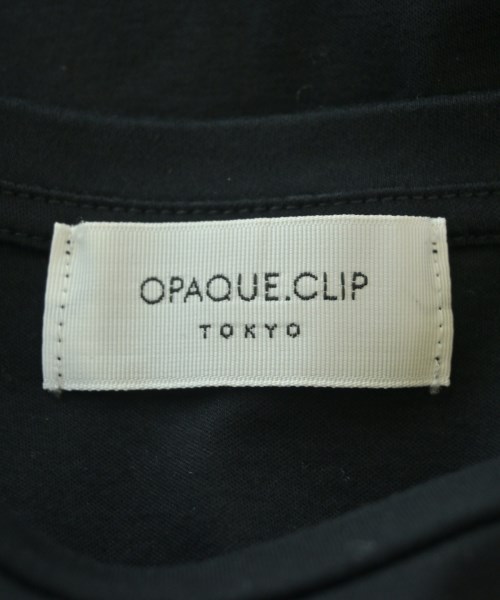 OPAQUE.CLIP（オペークドットクリップ）Tシャツ・カットソー 黒 サイズ:36(S位) レディース/2200690963168