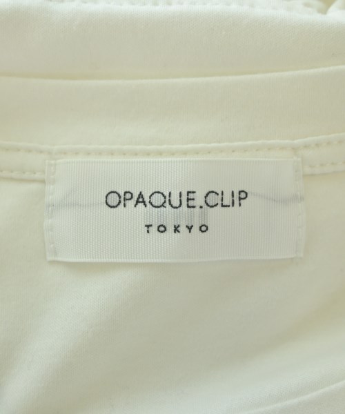OPAQUE.CLIP（オペークドットクリップ）Tシャツ・カットソー 白 サイズ:36(S位) レディース/2200690963175