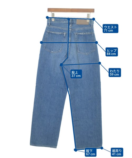 KURO（クロ）デニムパンツ 青 サイズ:26(M位) レディース/2200630537015