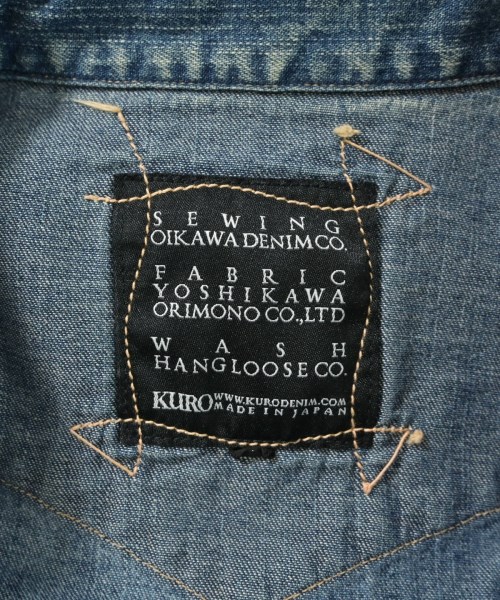KURO（クロ）カジュアルシャツ 紺 サイズ:L メンズ/2200638787030