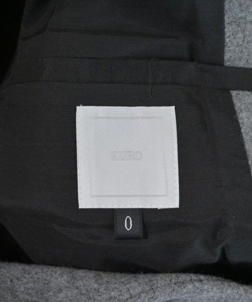 KURO（クロ）チェスターコート グレー サイズ:0(S位) メンズ/2200639341026