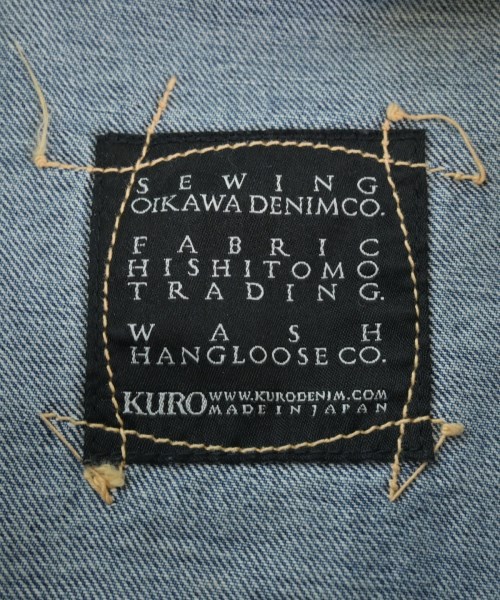 KURO（クロ）ステンカラーコート 紺 サイズ:-(L位) メンズ/2200639341033