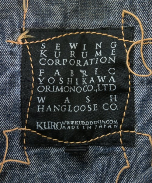 KURO（クロ）カジュアルシャツ 紺 サイズ:0(S位) メンズ/2200639341040