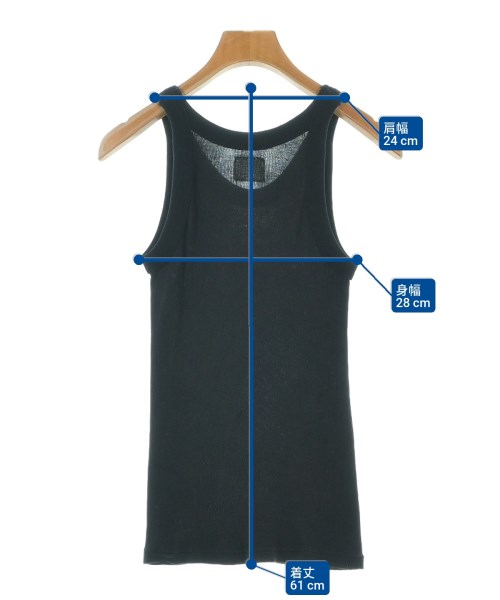 KURO（クロ）タンクトップ 黒 サイズ:-(M位) レディース/2200641379062