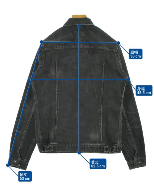 KURO（クロ）デニムジャケット 黒 サイズ:S レディース/2200622220017