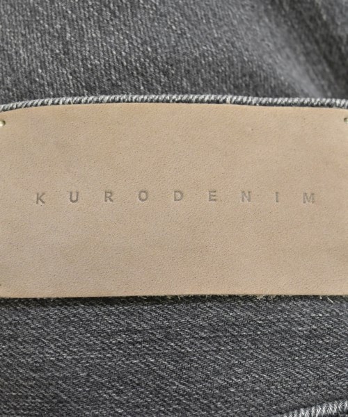KURO（クロ）デニムパンツ 黒 サイズ:-(S位) レディース/2200611391155