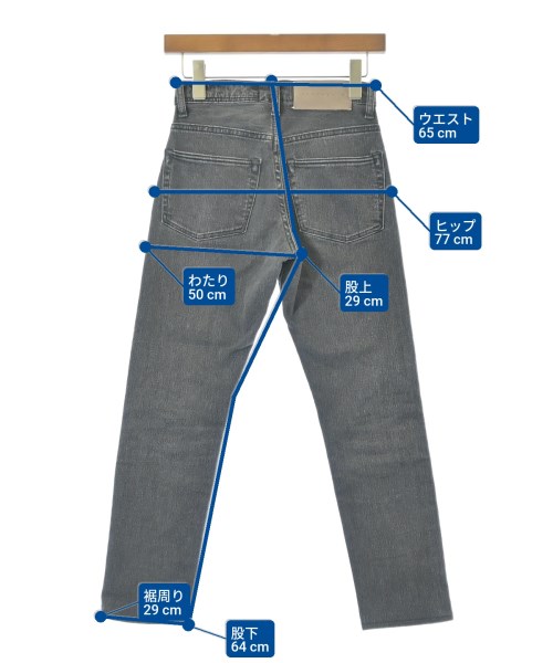 KURO（クロ）デニムパンツ 黒 サイズ:-(S位) レディース/2200611391155