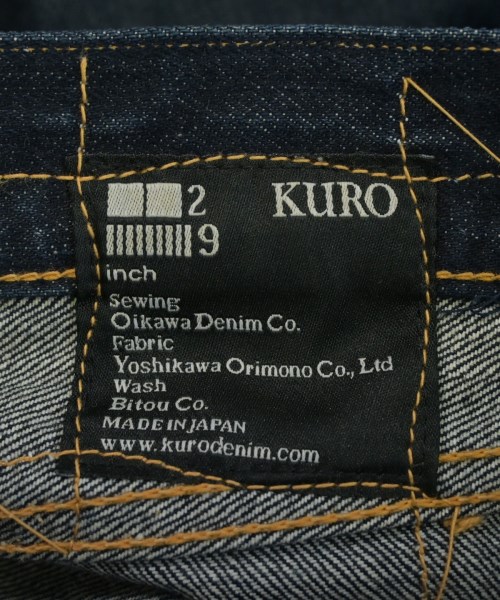 KURO（クロ）デニムパンツ 紺 サイズ:29(L位) メンズ/2200617196044