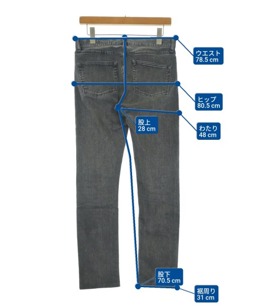 KURO（クロ）デニムパンツ グレー サイズ:29(S位) メンズ/2200619251024