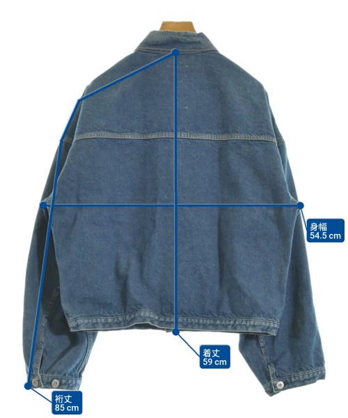 KURO（クロ）デニムジャケット 青 サイズ:0(S位) レディース/2200619748029