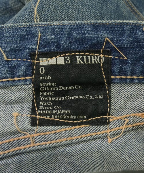 KURO（クロ）デニムパンツ 青 サイズ:0(S位) メンズ/2200620532068