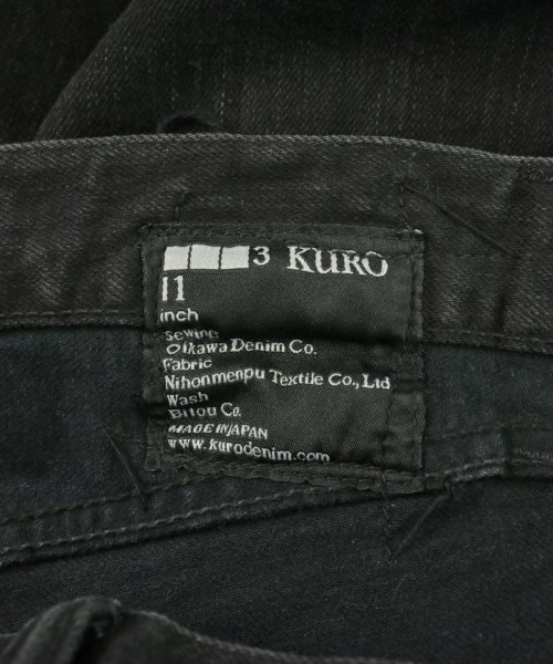 KURO（クロ）デニムパンツ 黒 サイズ:-(M位) メンズ/2200669331028
