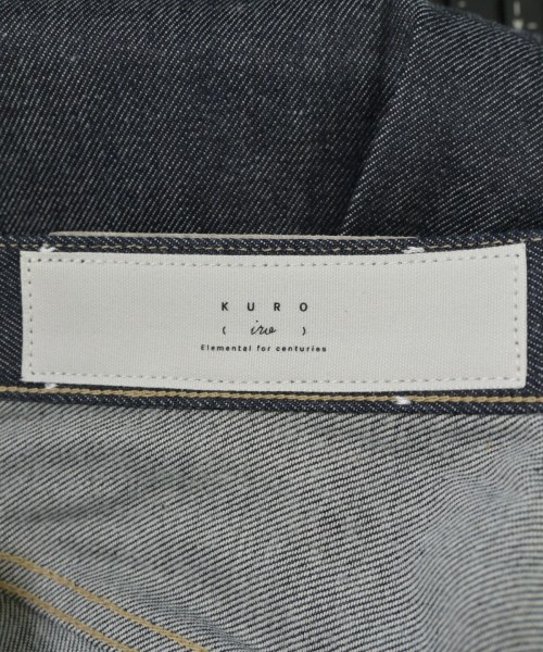 KURO（クロ）デニムパンツ 紺 サイズ:1(M位) レディース/2200713512335