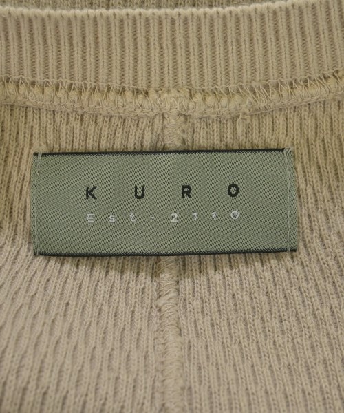 KURO（クロ）Tシャツ・カットソー ベージュ サイズ:1(M位) メンズ/2200622037042