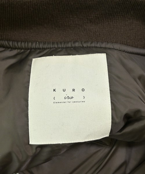 KURO（クロ）ダウンジャケット/ダウンベスト 茶 サイズ:0(S位) レディース/2200703838025