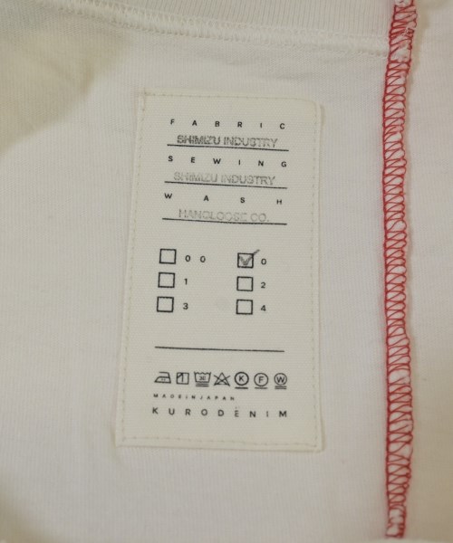 KURO（クロ）Tシャツ・カットソー 白 サイズ:0(S位) メンズ/2200662625032