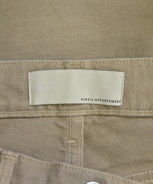 KURO（クロ）デニムパンツ ベージュ サイズ:25(S位) レディース/2200666069122
