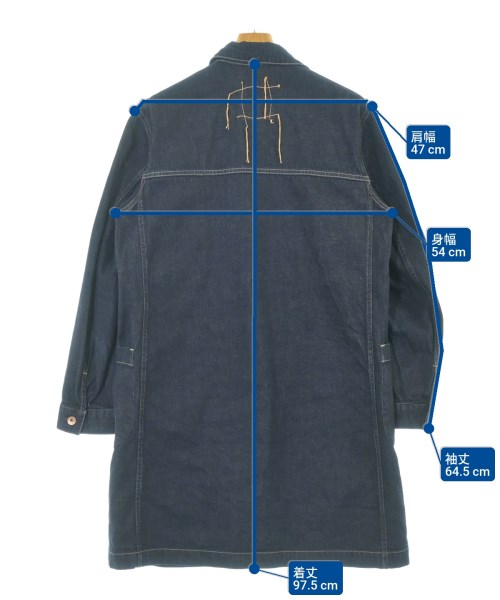 KURO（クロ）カバーオール 紺 サイズ:-(M位) メンズ/2200666590015