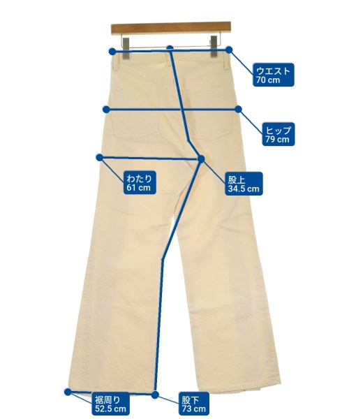 KURO（クロ）デニムパンツ 白 サイズ:25(S位) レディース/2200667381070